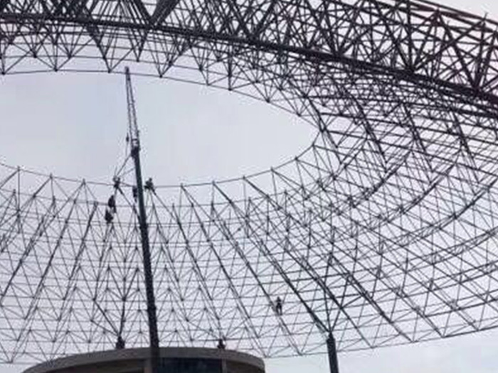 禹州篮球馆球形网架厂家价格